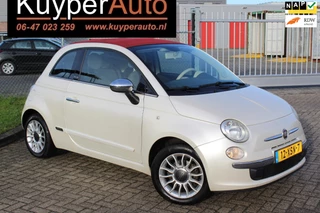 Fiat 500 C 0.9 TwinAir Lounge cabrio parelmoer lage km