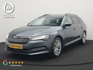 Škoda Superb Combi 1.4 TSI iV Business Edition Plug In Hybrid 218pk Dealer O.H PHEV | Trekhaak Af Fabriek | Adaptive Cruise | Apple Carplay | Sportstoelen Verwarmd | Virtual | Keyless | Navigatie | DAB |