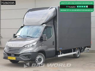 Iveco Daily 35S21 3.0L Laadklep Automaat Zijdeur 210PK Bakwagen ACC LED Airco 3,5t Trekgewicht D'Hollandia CarPlay Euro6 Meubelbak Koffer Airco
