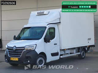 Renault Master 165PK Koelwagen Laadklep Bakwagen Gekoeld Thermo King C-250 LED Airco Cruise Euro6 Meubelbak Koffer Koel Koeler Kühler Kühl Kühlkoffer Kühlwagen 23m3 Airco Cruise control