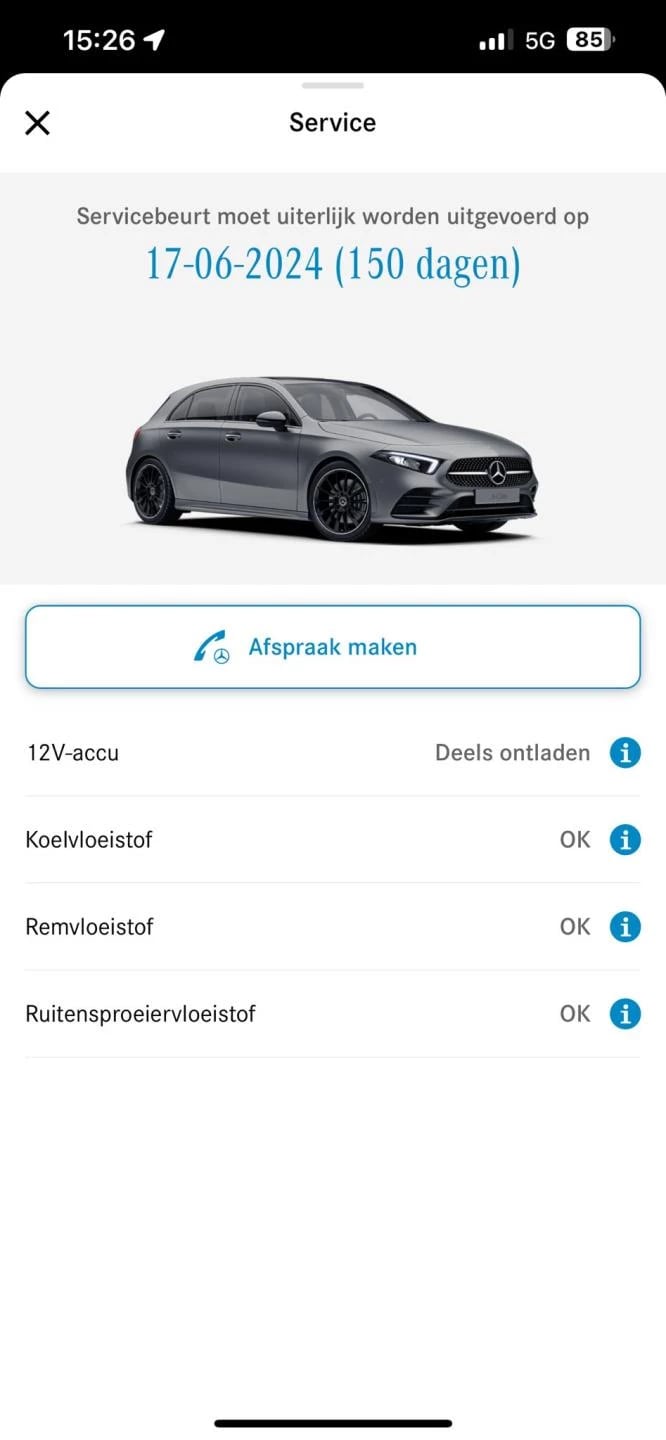 Hoofdafbeelding Mercedes-Benz A-Klasse