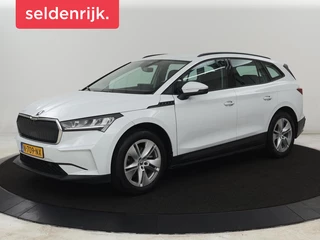 Hoofdafbeelding Škoda Enyaq iV Skoda Enyaq iV 60 | SOH 92% | Trekhaak | Half leder |  Sfeerverlichting | Carplay | Navigatie | 19'' | Cruise control | Parkeerhulp | Full LED
