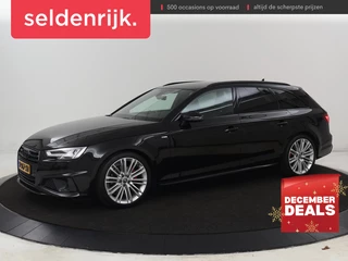 Audi A4 40 TFSI Sport S Line Black Edition |  Stoelverwarming | Adaptive cruise | Keyless | Virtual Cockpit | Carplay | Half leder | Navigatie | Full LED | 19'' | Sportstoelen | Sfeerverlichting