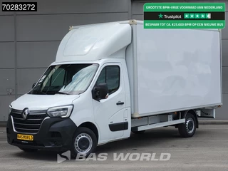 Renault Master Z.E. 77PK Elektrisch 33kWh WLTP 120km Bakwagen LED Navi Airco Euro6 Meubelbak Koffer 21m3 Airco