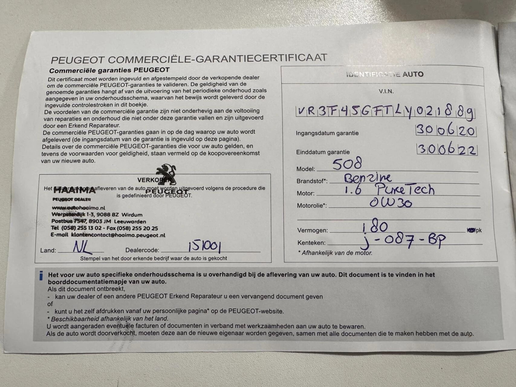 Hoofdafbeelding Peugeot 508