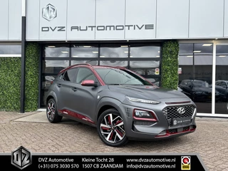 Hoofdafbeelding Hyundai Kona Hyundai Kona 1.6 T-GDI 177PK Aut. Premium IRON MAN | Marvel | Leder | Carplay | Uniek |