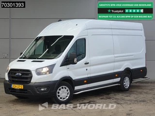 Ford Transit 170pk Automaat Hoog Dak L4H3 Airco Cruise Camera Parkeersensoren Euro6 L4 Airco Cruise control