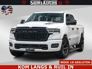 Dodge Ram Pick-Up SPORT LIMITED H.O 540PK 706Nm | Massage + Full Option | De Meest Luxe en Volle in zijn Klasse | Comfortabele Dubbele Cabine met Royale 5 Zitplaatsen | BPM vrij | Nu Leverbaar uit Voorraad | Voorraad Nr 2336 - 7700