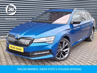 Škoda Superb Combi 1.4 TSI iV Sportline Business Plug In Hybrid PHEV | Carplay | Trekhaak af Fabriek  | Adaptive Cruise | Alcantara Sportstoelen Memory | Chrystal LED  | 19 "L.M | Stuur/Stoel Verwarming |