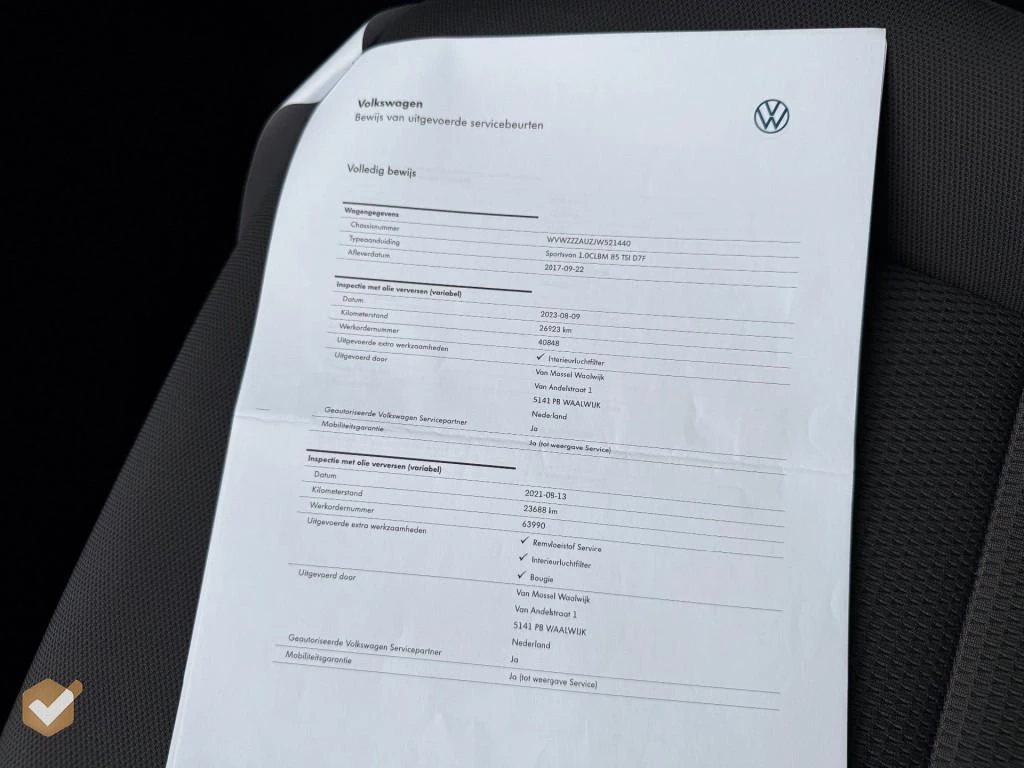 Hoofdafbeelding Volkswagen Golf Sportsvan