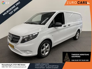 Mercedes-Benz Vito 114 CDI Lang Automaat Airco 2X schuifdeur Adaptieve Cruise Control Navi LM velgen Leder