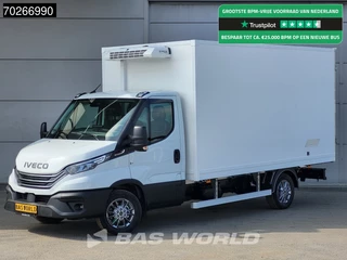 Hoofdafbeelding Iveco Daily Iveco Daily 35S18 3.0L Koelwagen Achterdeuren Vriezer Thermoking V-200 MAX 220V stekker -18 LED Navi Airco ACC Koel Koeler Kühler Kühlwagen Kühlkoffer Vries Frigo 16m3 Airco