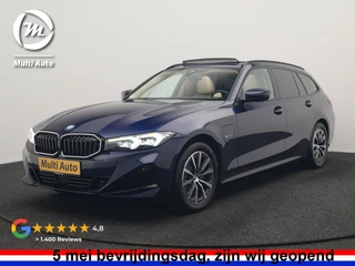 BMW 3 Serie Touring 320e xDrive PHEV 204pk Dealer O.H. | Trekhaak Af Fabriek | Panodak | Adaptive Cruise | Camera | Lederen Sportstoelen Memory & Verwarmd | Widescreen Navi | Blis | Apple Carplay | DAB | Iconic Glow Grille | Plug In Hybrid |