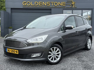 Ford C-Max 1.0 Titanium Navi,Trekhaak,Clima,Cruise,PDC,Stoel+Stuur verw,125pk,6 Bak,Elek ramen,Lm velgen,APK tot 02-2026