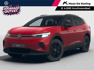 Volkswagen ID.4 Limited Edition 58 kWh accu 190 PK · Achteruitrijcamera · Draadloze telefoonlader · Trekhaak, elektrisch uitklapbaar · Voorraad OUTLET · Prijs is inclusief inruilpremie ·