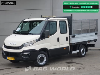 Iveco Daily 35S11 Open Laadbak met Kist Dubbel Cabine 3,5t Trekhaak Airco Pickup Pritsche Open Box Airco Trekhaak