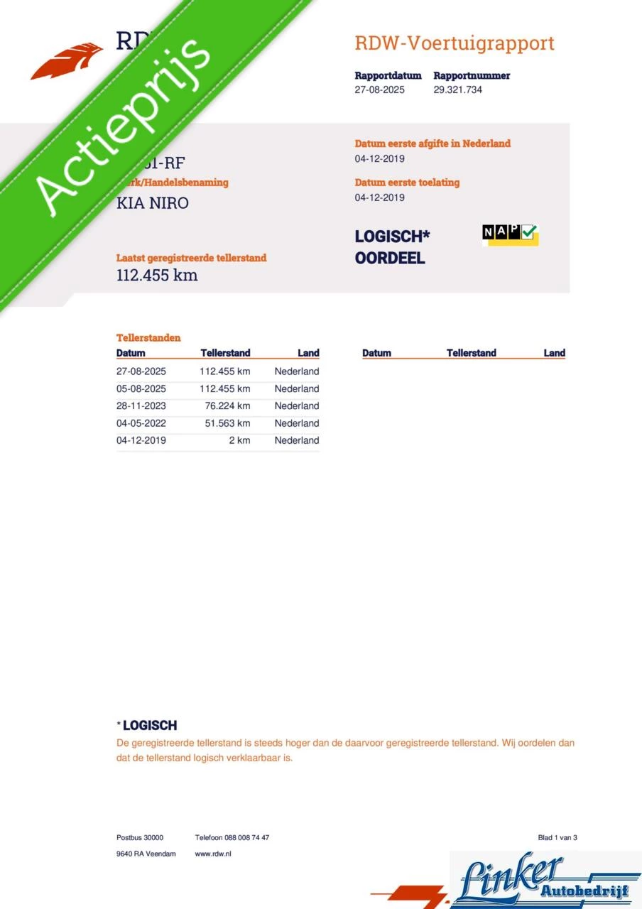 Hoofdafbeelding Kia e-Niro