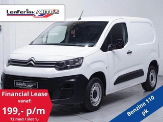 Hoofdafbeelding Citroën Berlingo Citroen Berlingo 1.2 Pure Tech 110 pk Benzine Airco Cruise Control, DAB+, PDC achter, 2-Zits