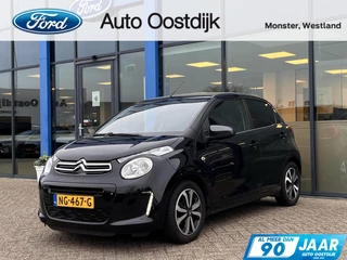 Citroen C1 1.0 VTi Airscape Shine 69PK Automaat Elek. Vouwdak Camera Navi Airco USB Privacy Glass *Compleet*