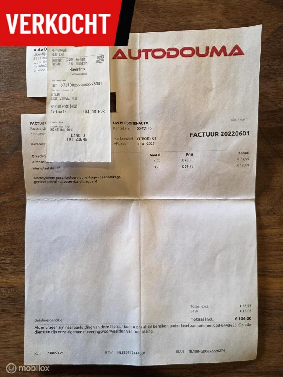 Hoofdafbeelding Citroën C1