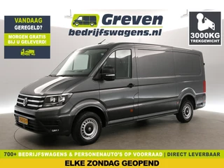 Volkswagen Crafter 35 2.0 TDI L3H2 141PK 3000KG Trekgew. Trekhaak Camera Cruise Carplay Airco Navigatie PDC 3 Persoons