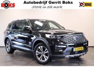 Hoofdafbeelding Ford Explorer Ford Explorer 3.0 V6 EcoBoost PHEV Platinum Panoramadak Navigatie 7-Persoons