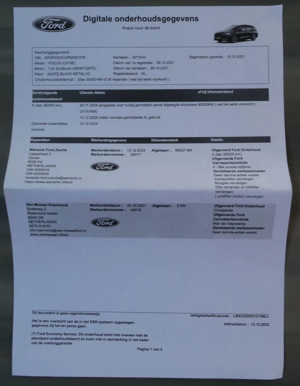 Hoofdafbeelding Ford Focus