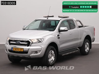 Ford Ranger 160PK 2.2 TDCi Automaat Limited Supercab Trekhaak Navi Airco Cruise Camera Parkeersensoren v+a Euro6 Pickup Airco Trekhaak Cruise control