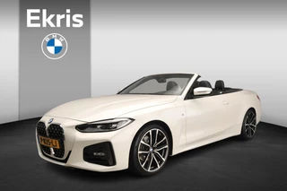 BMW 4 Serie Cabrio 420i | M-Sportpakket | LED | Leder | Navigatie | Sportstoelen | Windscherm | Keyles go | DAB | Hifi speakers | Alu 19 inch