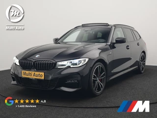 BMW 3 Serie Touring 330e M Sport Plug In Hybrid 293pk Dealer O.H. PHEV | Trekhaak Af Fabriek | Panodak | Head Up | Adaptive Cruise | 360 Camera | Laser LED | Lederen Sportstoelen Memory & Verwarmd | Apple Carplay | Sfeerverlichting | 19"L.M |