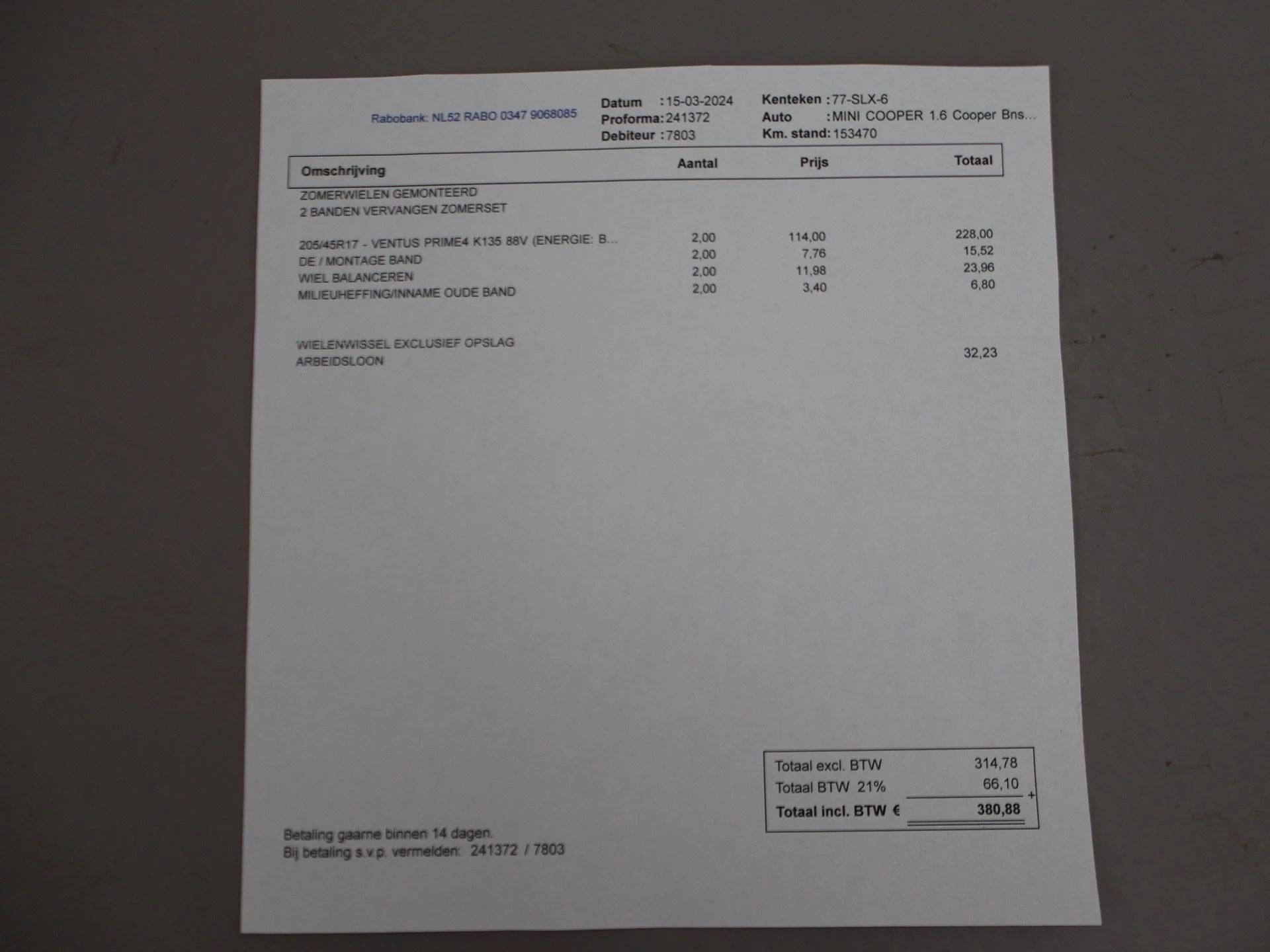 Hoofdafbeelding MINI Cooper