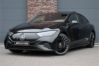 Mercedes-Benz EQE 500 4MATIC AMG Line 91 kWh | Hyperscreen | Achterasbesturing | Airmatic | Distronic+ | Stoelventilatie | Massage | Verwarmd Stuurwiel | Burmester | Digital Light | Panoramadak |