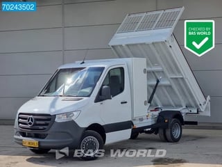 Mercedes Sprinter 515 CDI Kipper met kist 3500kg trekhaak MBUX Cruise Airco  Tipper Benne Kieper Airco Trekhaak Cruise control