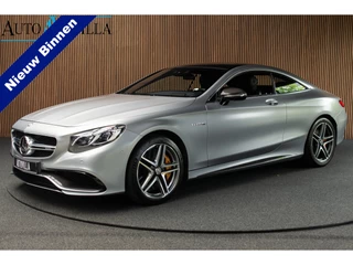Hoofdafbeelding Mercedes-Benz S-Klasse Mercedes-Benz S-Klasse Coupé 63 AMG 4M Carbon HUD Swarovski Panodak Magno Allanite Ceramic Ambient Elektr. achterklep Nachtizicht Stoelventilatie Burmester Distronic+ Leer PTS Voll