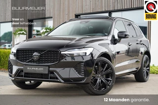 Volvo XC60 T8 Plug-in hybrid AWD Ultimate Black Edition Long Range | Head-Up | Panoramisch schuif/kanteldak | Stoelverwarming voor & achter | 360 graden camera | Standkachel | Adaptieve cruise control | Harman Kardon |