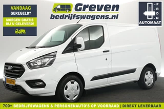 Ford Transit Custom 2.0 TDCI L1H1 Automaat Airco Cruise 3 Persoons PDC LED Elektrpakket Schuifdeur Trekhaak