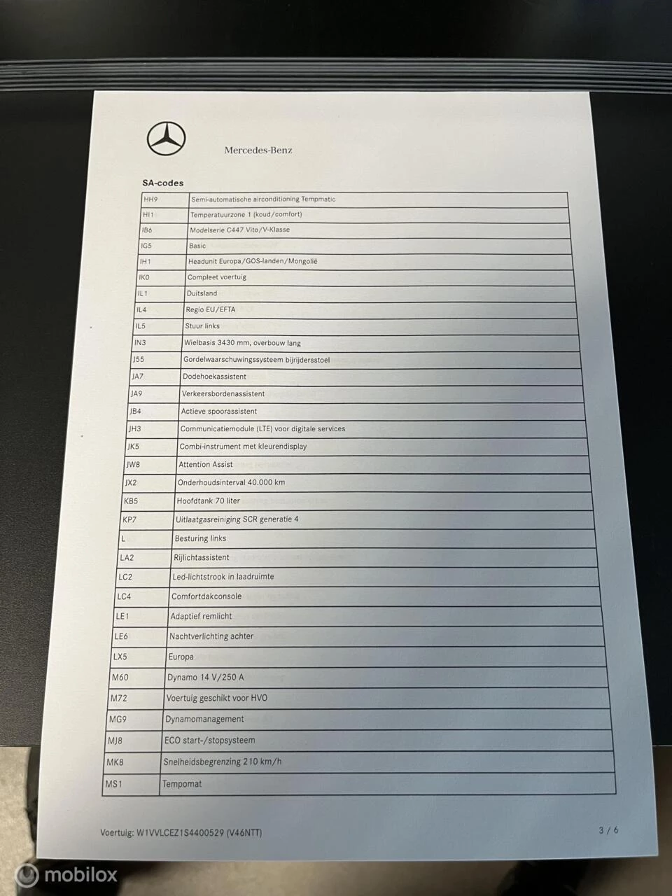 Hoofdafbeelding Mercedes-Benz Vito