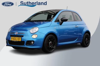 Fiat 500 0.9 TwinAir Turbo 500S | Panorama Dak | Airco | Zwarte Lichtmetalen Velgen | Lederen Bekleding |