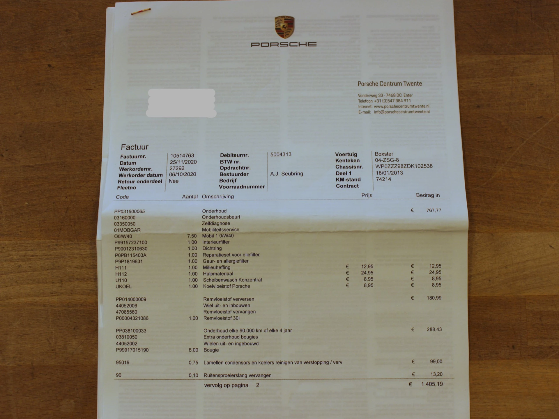 Hoofdafbeelding Porsche Boxster