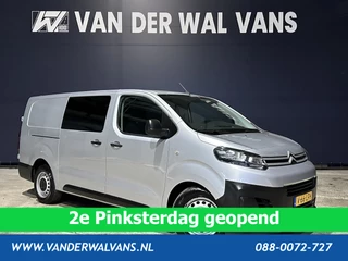 Citroën Jumpy 2.0 BlueHDI **MARGE, GEEN BTW** 123pk L3H1 XL Dubbele cabine Euro6 Airco | Navigatie Cruisecontrol, Apple Carplay, 2500kg Trekhaak, Parkeersensoren, 5-Zits