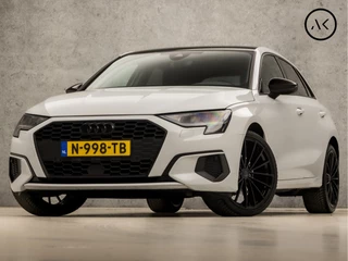 Audi A3 Sportback 30 TFSI Sport Automaat (APPLE CARPLAY, GROOT NAVI, ADAPTIVE CRUISE, ZWART DAK, SPORTSTOELEN, GETINT GLAS, LED KOPLAMPEN, PARKEERSENSOREN, NIEUWSTAAT)