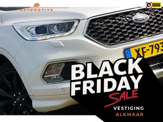 Ford Kuga 1.5 EcoBoost Vignale | White Platinum | Schuif-/Panodak/Carplay/Leder/Full-LED/Elek.stoelverstelling - Chique!