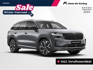 Škoda Kodiaq Sportline Business 1.5 TSI PHEV 150 kW / 204 pk SU V 6 versn. DSG | 20" inch licht metalen velgen | Trekhaak | incl. inruilbonus