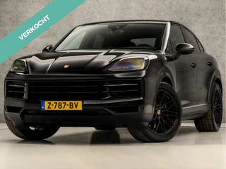 Porsche Cayenne Coupé 3.0 E-Hybrid SportDesign 471Pk Automaat (PANORAMADAK, LUCHTVERING, SPORT CHRONO PAKKET, SPORTUITLAAT, MEMORY SEATS, SFEERVERLICHTING, RODE GORDELS, NIEUWSTAAT)