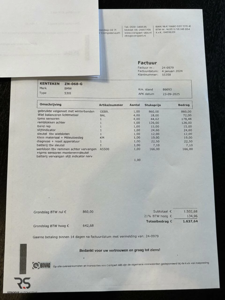 Hoofdafbeelding BMW 5 Serie