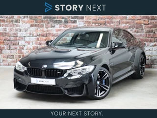 BMW M4 4-serie Coupé High Executive Automaat / M Driver's Package / Harman Kardon / Head-Up Display / Elektrisch Verstelbare Stoelen / Navigatie Professional / 360 Camera / Volleder / Climate Contril / Carbon Defuser / Zonnescherm / Shadow Line / Carbon Interieur Pakket / 19 Inch