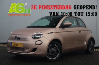 Fiat 500e Icon 42 kWh Fiat 500 Icon 42 kWh Automaat Panoramadak Navigatie LED Carplay Android Bluetooth 16 inch LMV Clima Cruise Parkeersensor