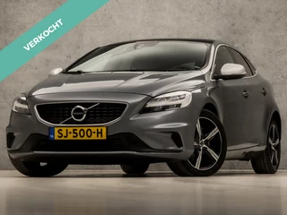 Volvo V40 2.0 T4 R-Design Sport 191Pk Automaat (PANORAMADAK, FACELIFT, NAVIGATIE, CAMERA, GETINT GLAS, LEDEREN SPORTSTOELEN, STOELVERWARMING, LED KOPLAMPEN, NIEUWE APK, CLIMATE, ZWART HEMEL, NIEUWSTAAT)