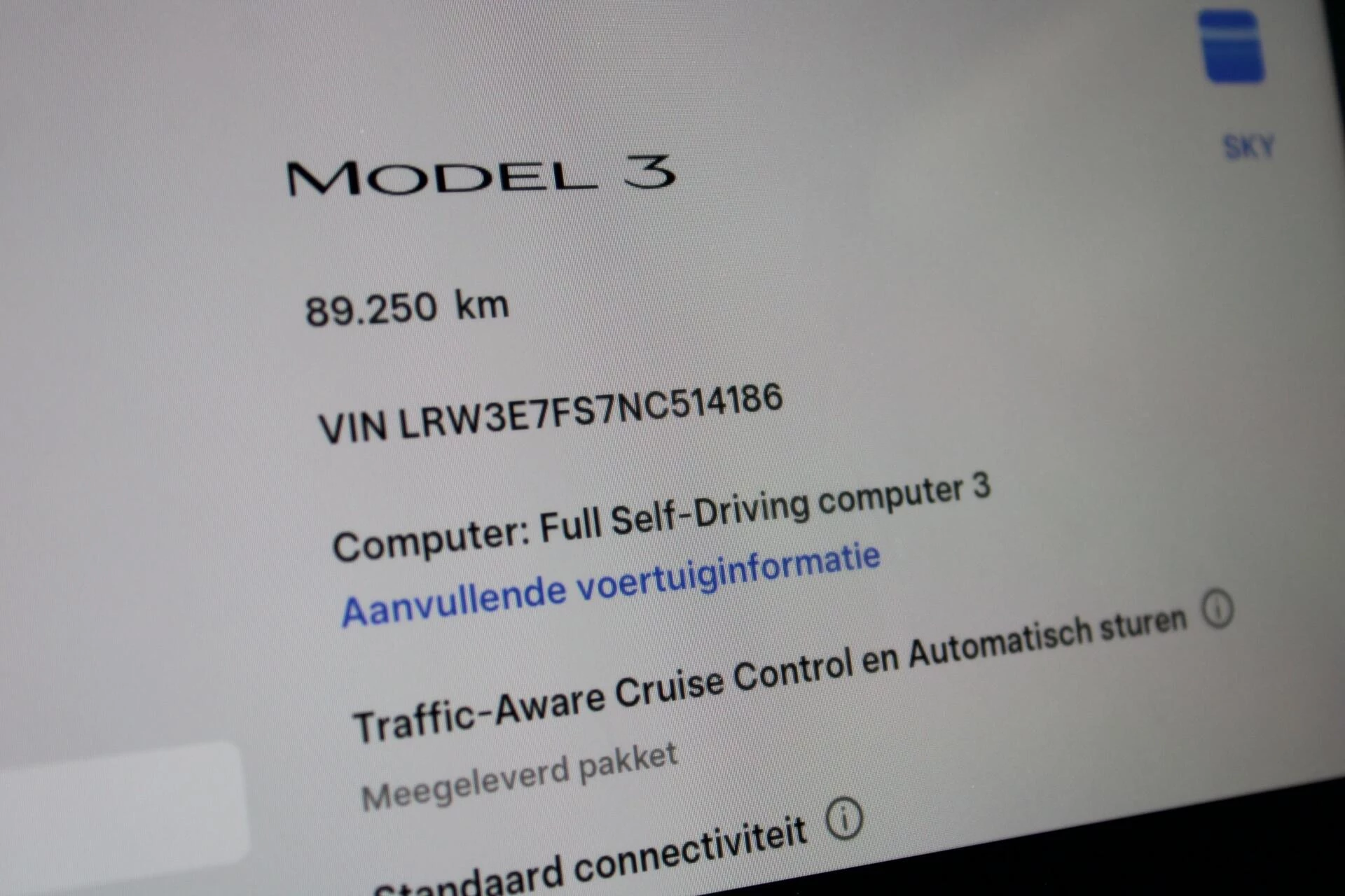 Hoofdafbeelding Tesla Model 3
