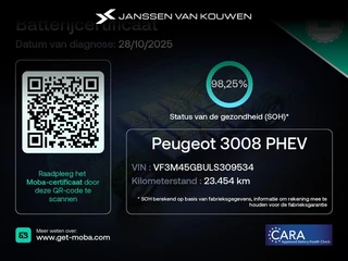 Hoofdafbeelding Peugeot 3008 Peugeot 3008 1.6 HYbrid4 300 GT / Alcantara / Keyless / Camera / SOH 98%